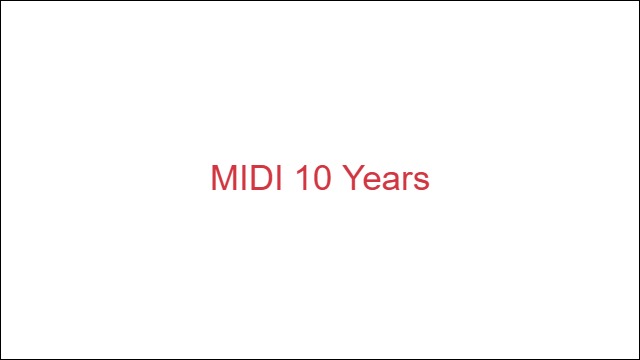 MIDI 10 Years