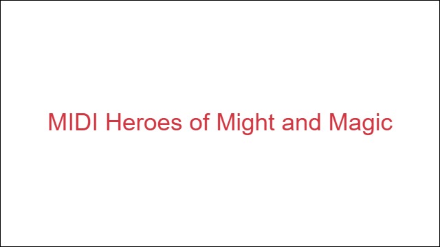 MIDI Heroes of Might and Magic