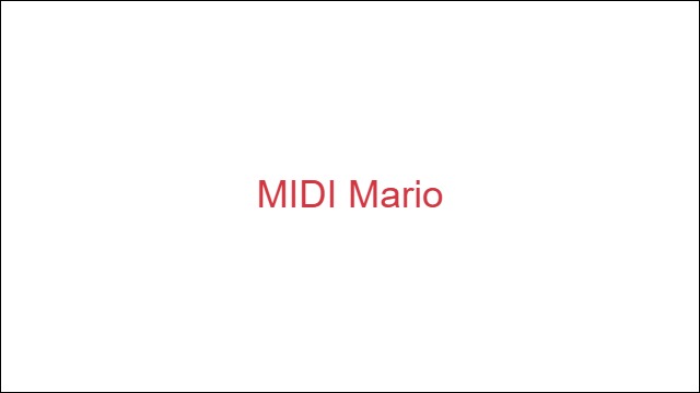 MIDI Mario