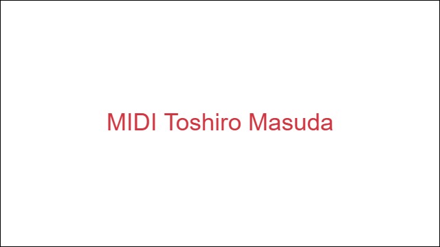MIDI Toshiro Masuda