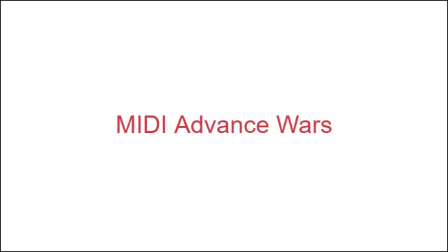 MIDI Advance Wars