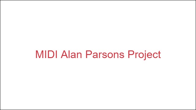 MIDI Alan Parsons Project