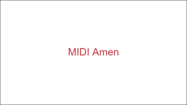 MIDI Amen