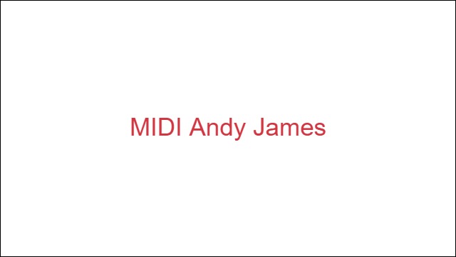MIDI Andy James