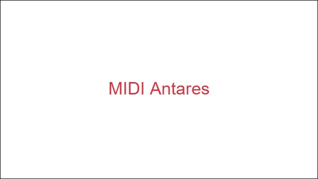 MIDI Antares