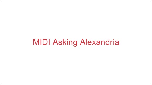MIDI Asking Alexandria
