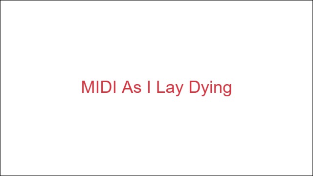 MIDI As I Lay Dying