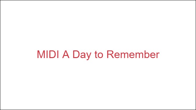 MIDI A Day to Remember