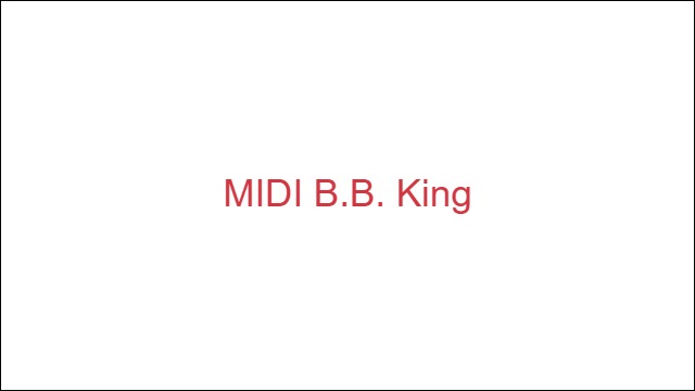 MIDI B.B. King