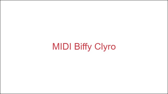 MIDI Biffy Clyro