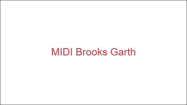 MIDI Brooks Garth
