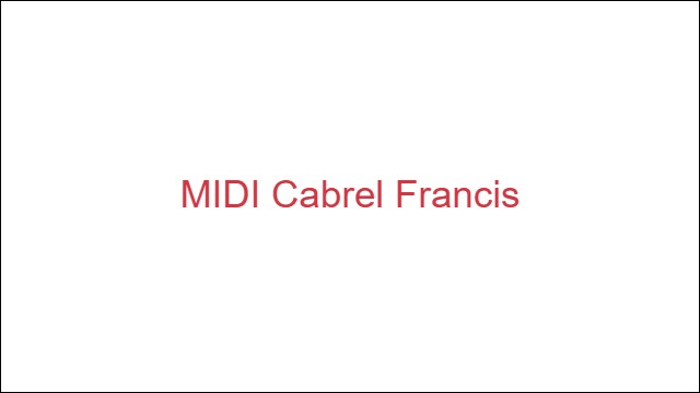 MIDI Cabrel Francis