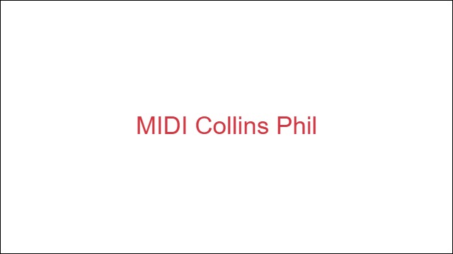 MIDI Collins Phil