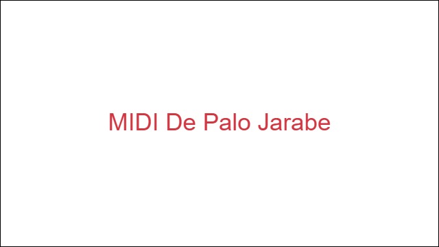 MIDI De Palo Jarabe