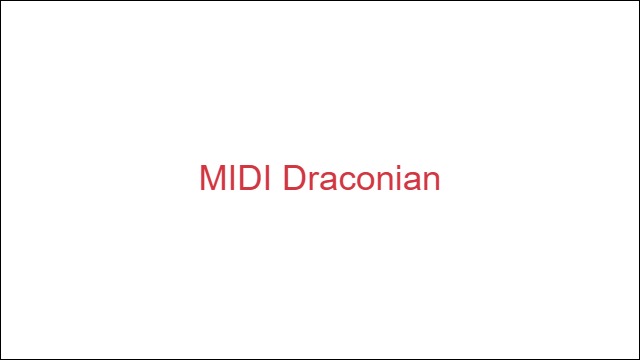 MIDI Draconian