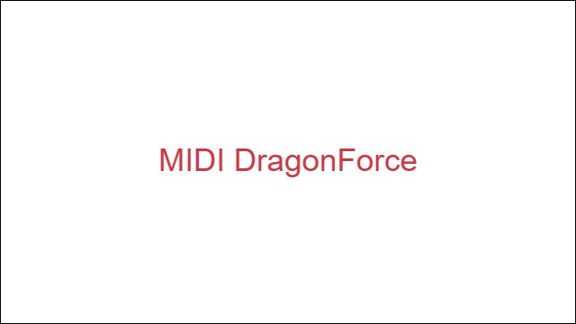 MIDI DragonForce