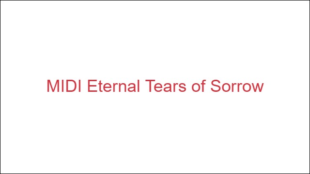 MIDI Eternal Tears of Sorrow