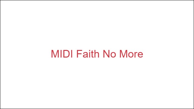 MIDI Faith No More