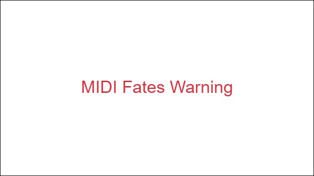 MIDI Fates Warning