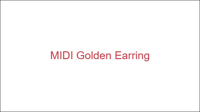 MIDI Golden Earring