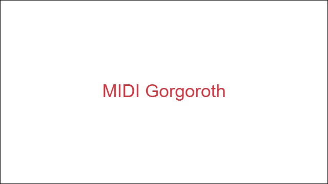MIDI Gorgoroth