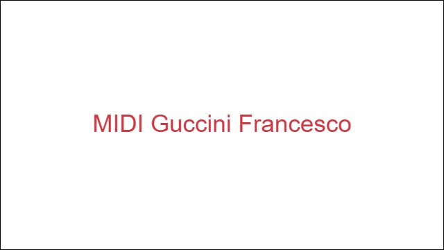 MIDI Guccini Francesco
