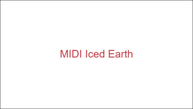MIDI Iced Earth