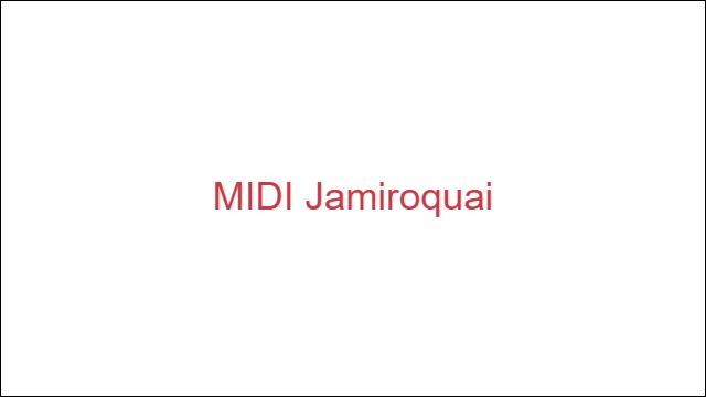 MIDI Jamiroquai