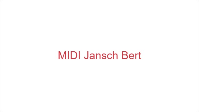 MIDI Jansch Bert