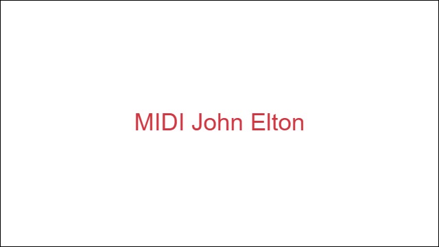 MIDI John Elton