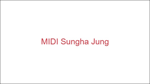 MIDI Sungha Jung