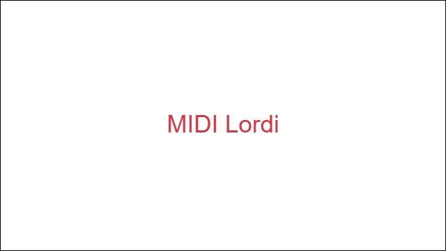 MIDI Lordi