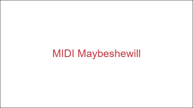 MIDI Maybeshewill