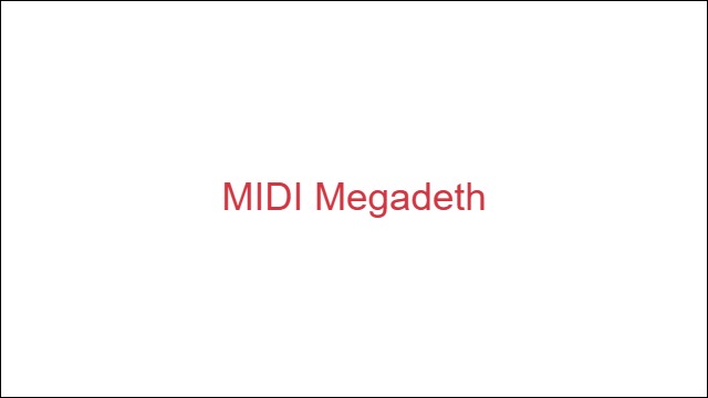 MIDI Megadeth