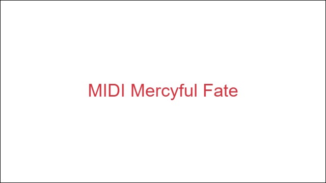 MIDI Mercyful Fate
