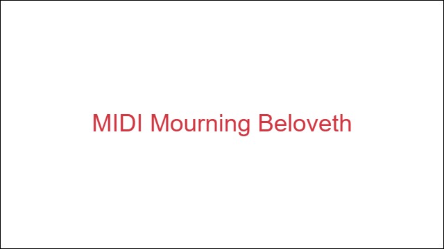 MIDI Mourning Beloveth