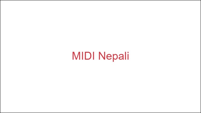 MIDI Nepali
