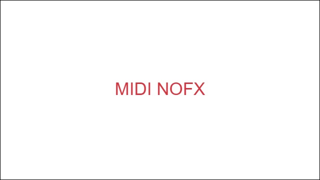MIDI NOFX