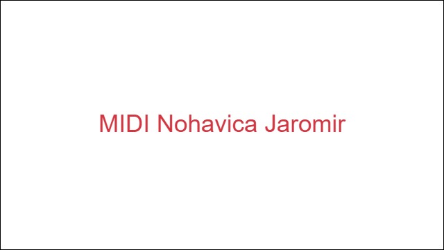 MIDI Nohavica Jaromir