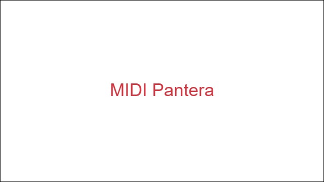 MIDI Pantera