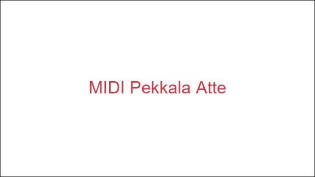 MIDI Pekkala Atte