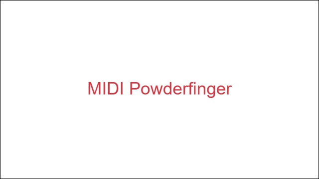 MIDI Powderfinger