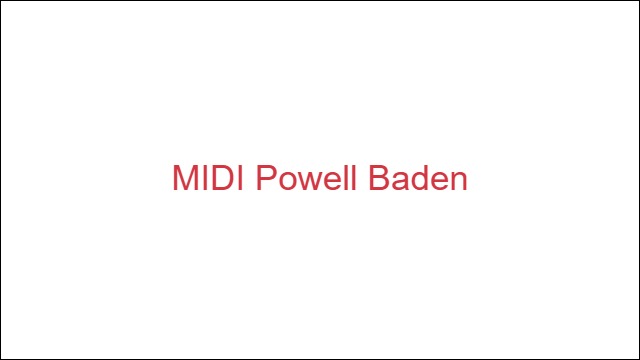 MIDI Powell Baden