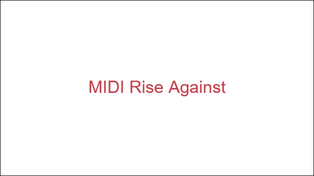 MIDI Rise Against