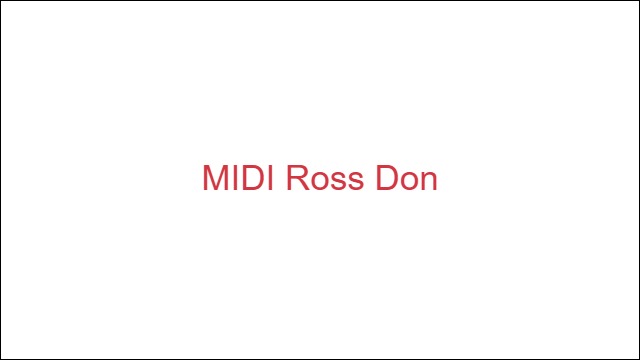 MIDI Ross Don