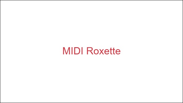 MIDI Roxette