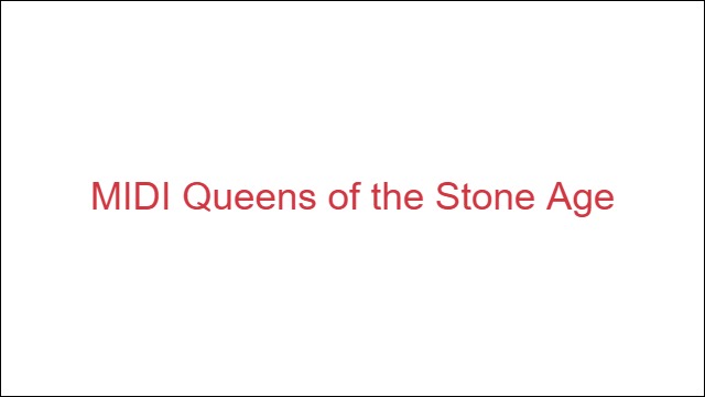MIDI Queens of the Stone Age