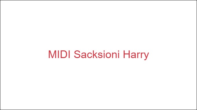 MIDI Sacksioni Harry