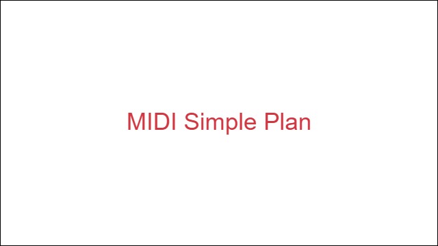 MIDI Simple Plan