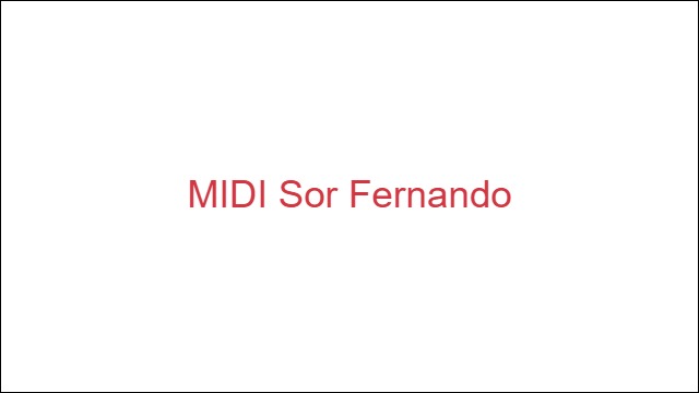 MIDI Sor Fernando